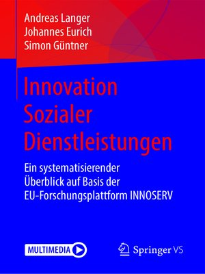 cover image of Innovation Sozialer Dienstleistungen